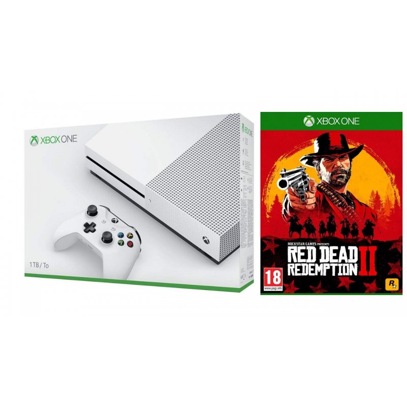 Buy Xbox One S 1Tb Black + Red Dead Redemption 2 Bundle