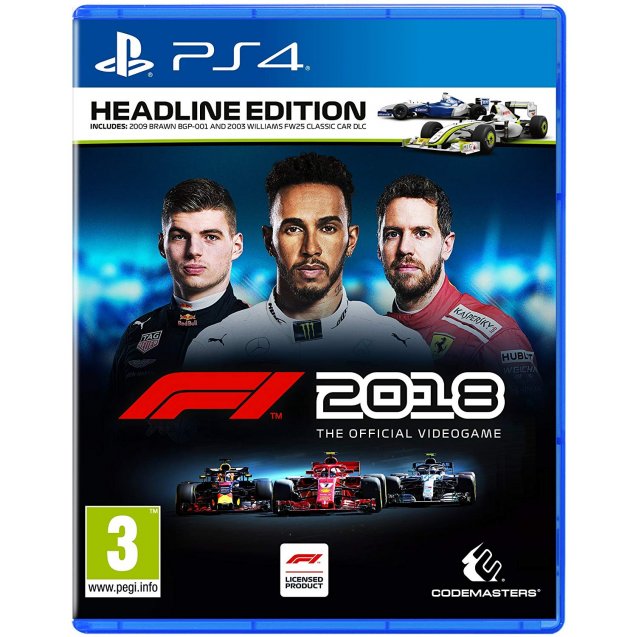 F1 2018 Headline Edition PS4